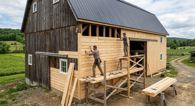 Barn Siding Installation in Jonesboro, GA
