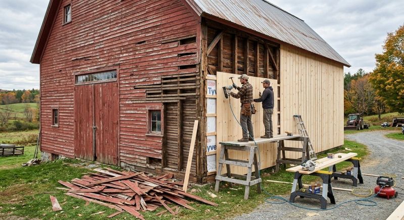 Barn Siding Replacement in Hampton, GA