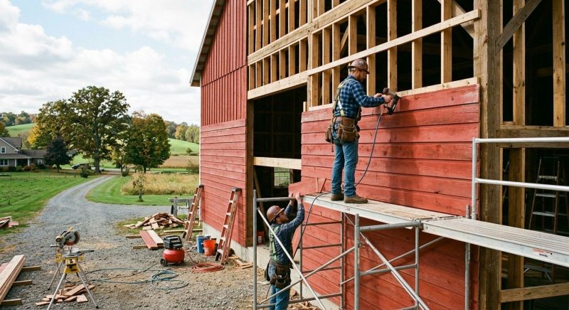 Barn Siding Replacement in Henry County, GA