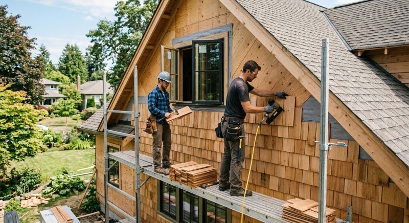 Cedar Siding Installation in Alpharetta, GA