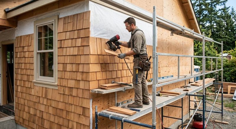 Cedar Siding Installation in Dacula, GA