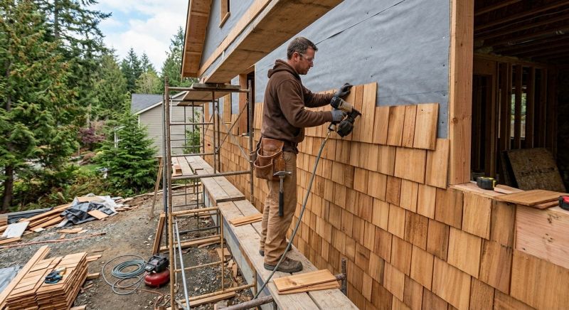 Cedar Siding Installation in Stone Mountain, GA