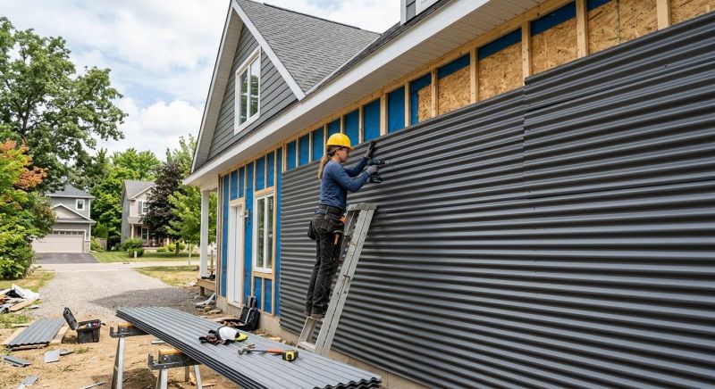 Corrugated Siding Installation in Lithonia, GA