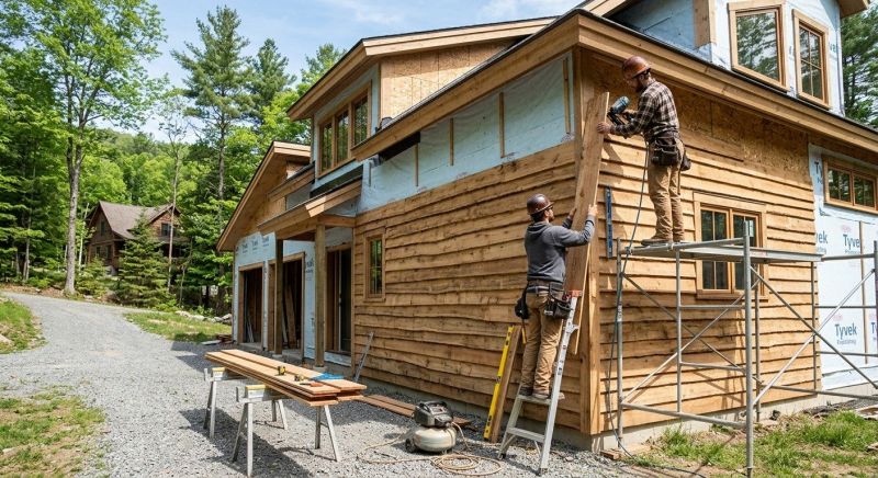 Faux Wood Siding Installation in Grayson, GA