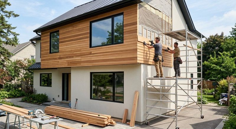 Faux Wood Siding Installation in Henry County, GA