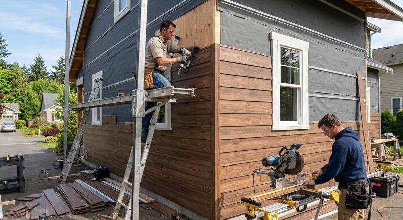 Faux Wood Siding Installation in Mcdonough, GA