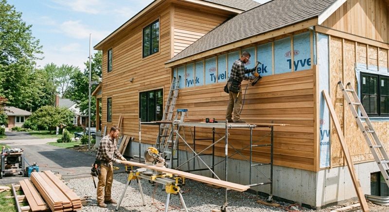 Faux Wood Siding Installation in Mcdonough, GA