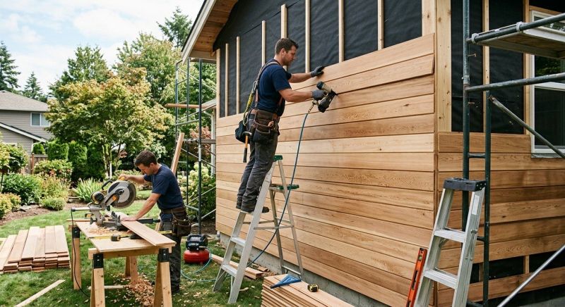 Hardwood Siding Installation in Grayson, GA