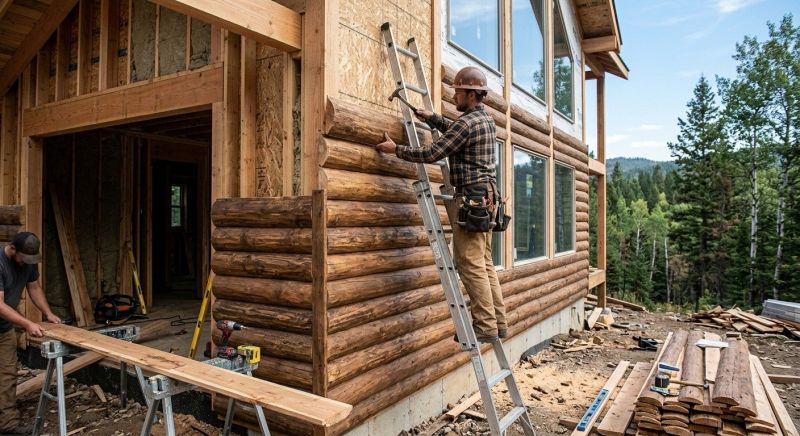 Log Siding Installation in Forest Park, GA