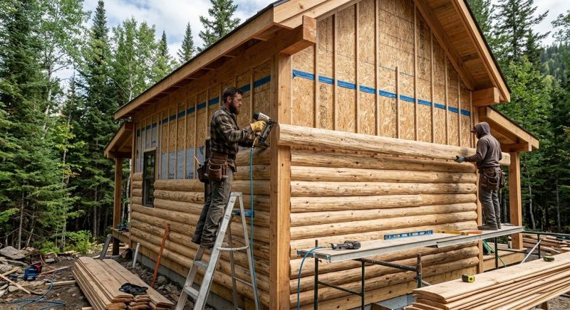 Log Siding Installation in Hampton, GA