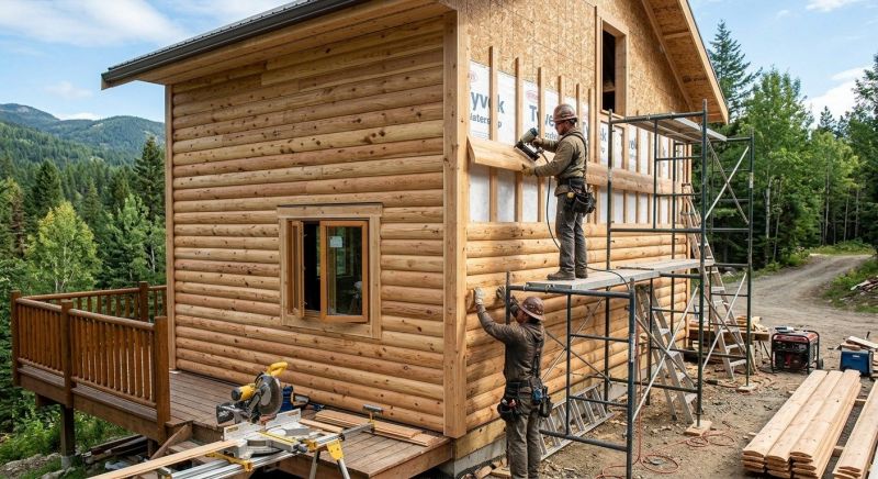 Log Siding Installation in Henry County, GA
