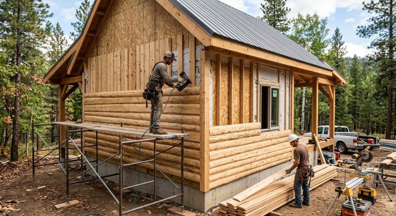 Log Siding Installation in Newton County, GA