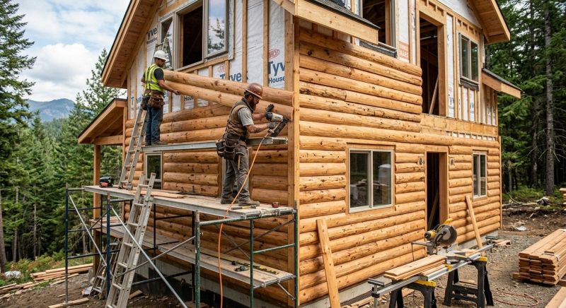 Log Siding Installation in Rockdale County, GA