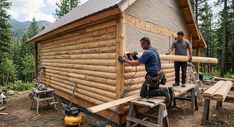 Log Siding Installation in Smyrna, GA