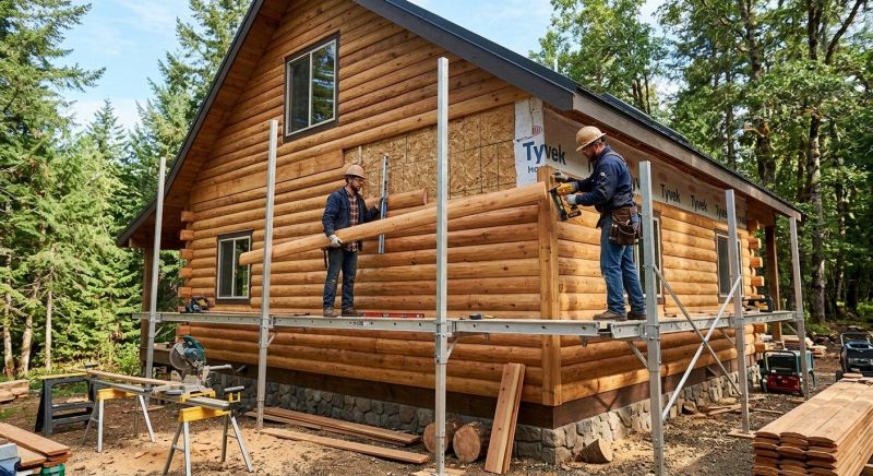 Log Siding Installation in Snellville, GA