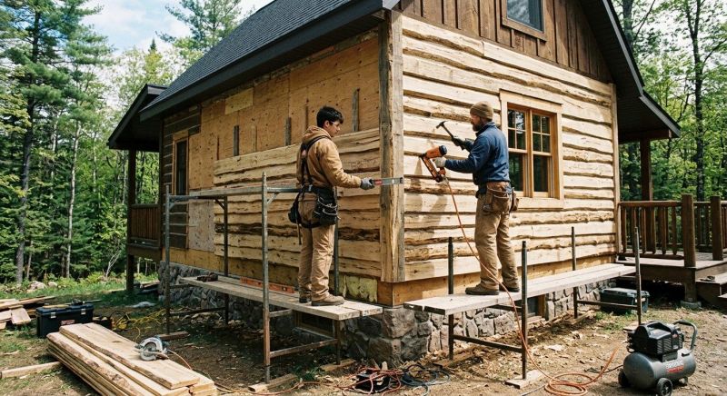 Log Siding Installation in Tucker, GA