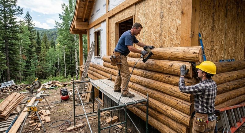 Log Siding Replacement in Lithonia, GA