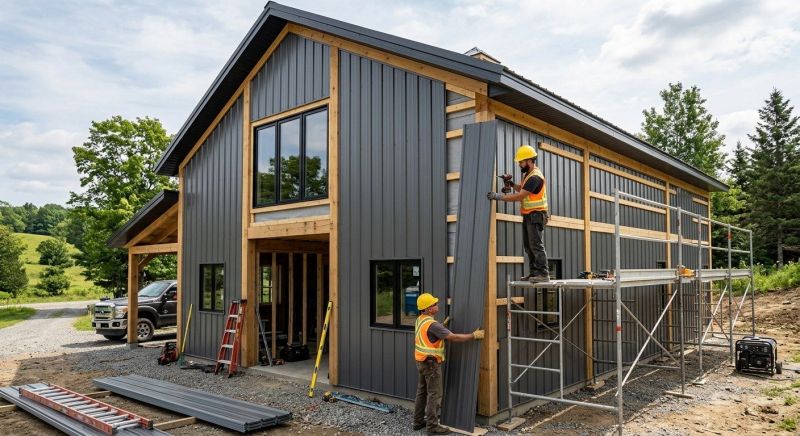 Metal Barn Siding Installation in Lithonia, GA