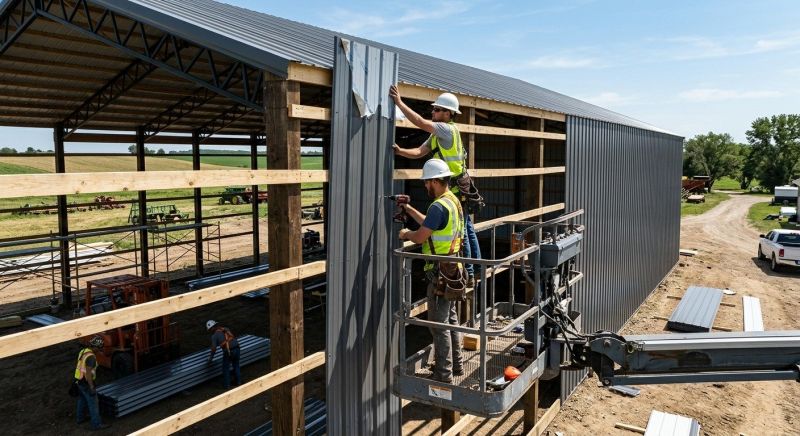 Metal Barn Siding Installation in Lithonia, GA
