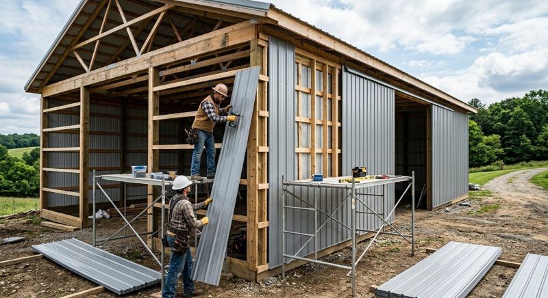 Metal Barn Siding Installation in Lithonia, GA