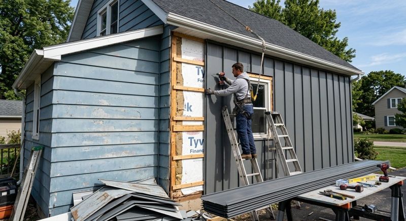 Metal Siding Replacement in Henry County, GA