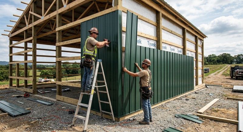 Pole Barn Siding Installation in Lithonia, GA