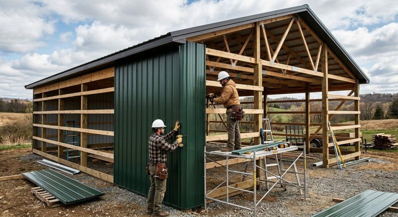 Pole Barn Siding Installation in Lithonia, GA