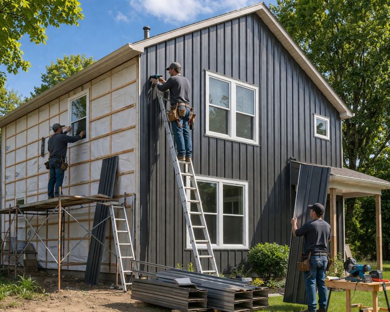 Sheet Metal Siding Replacement in Lithonia, GA