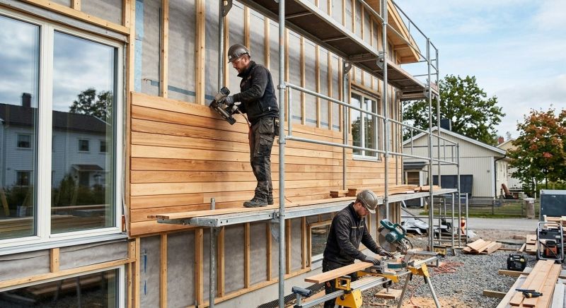 Wood Cladding Installation in Alpharetta, GA
