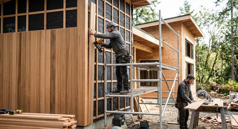 Wood Cladding Installation in Hampton, GA