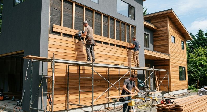 Wood Cladding Installation in Snellville, GA