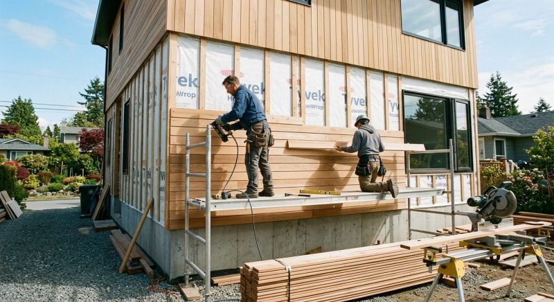 Wood Cladding Installation in Walton County, GA